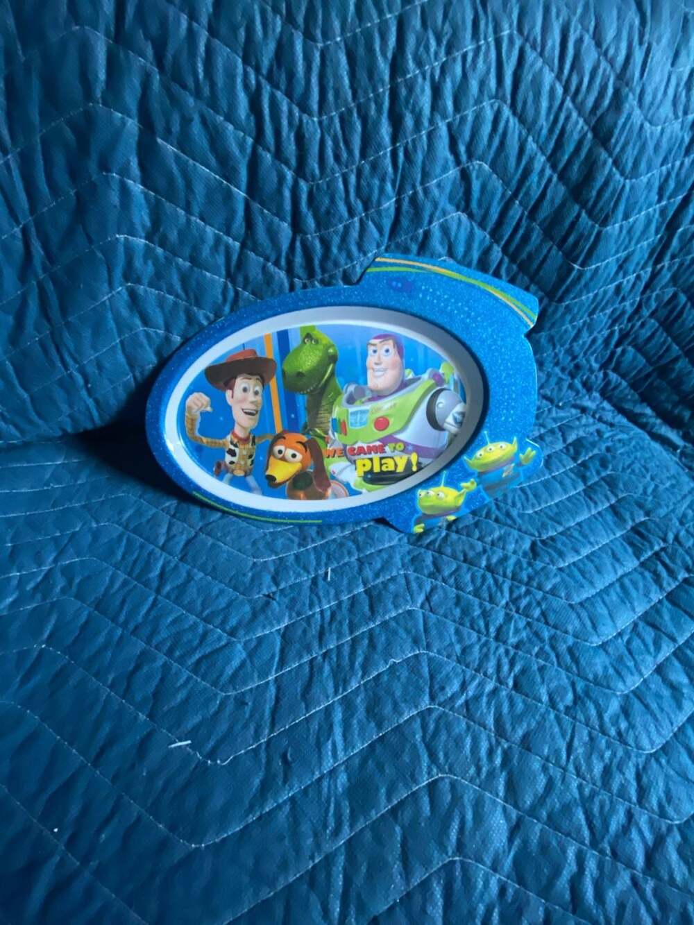 Trudeau Disney Toy Story We Came To Play Melamine Kids Plate